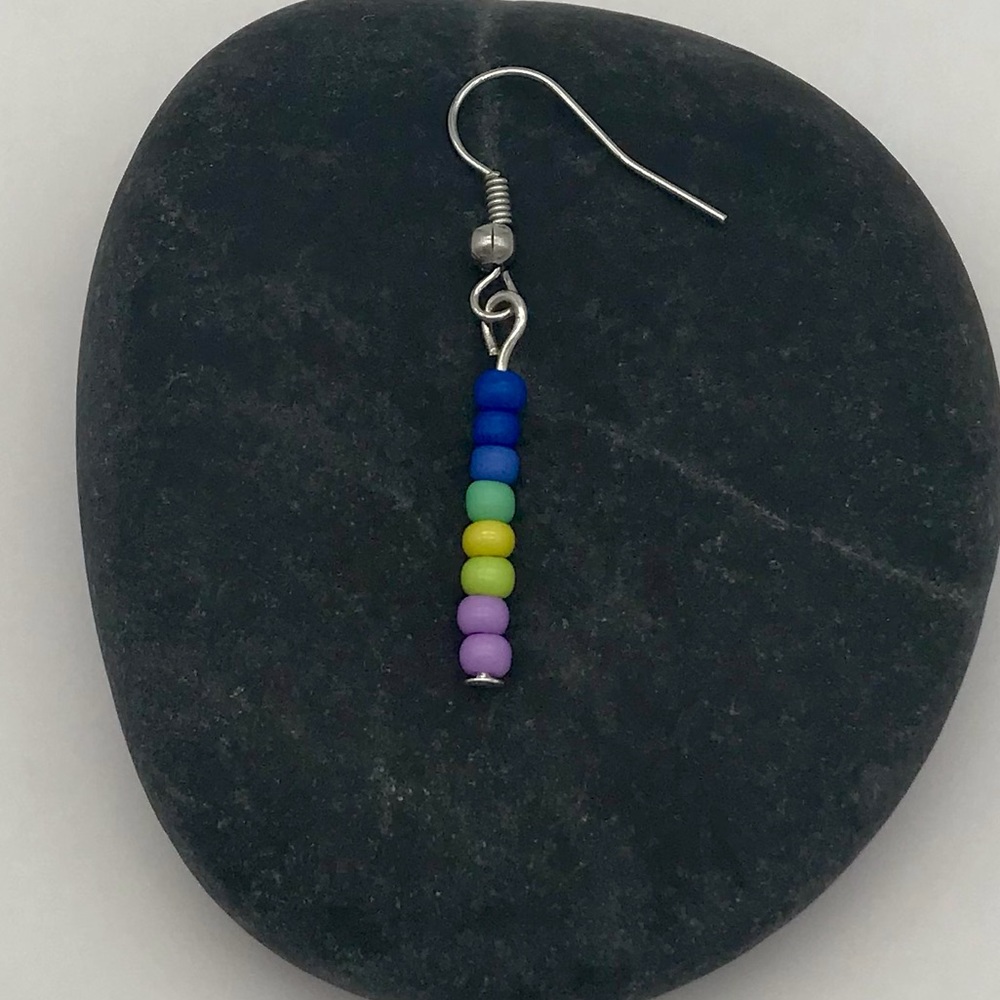 Boho Lightweight Dangle Earrings Multicolored - Picture 3 of 3